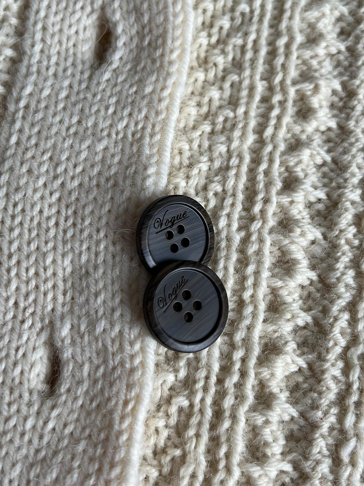 Vogue buttons
