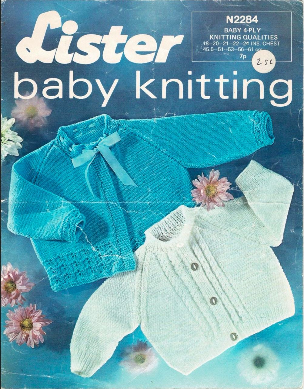 Baby cardigan knitting pattern
