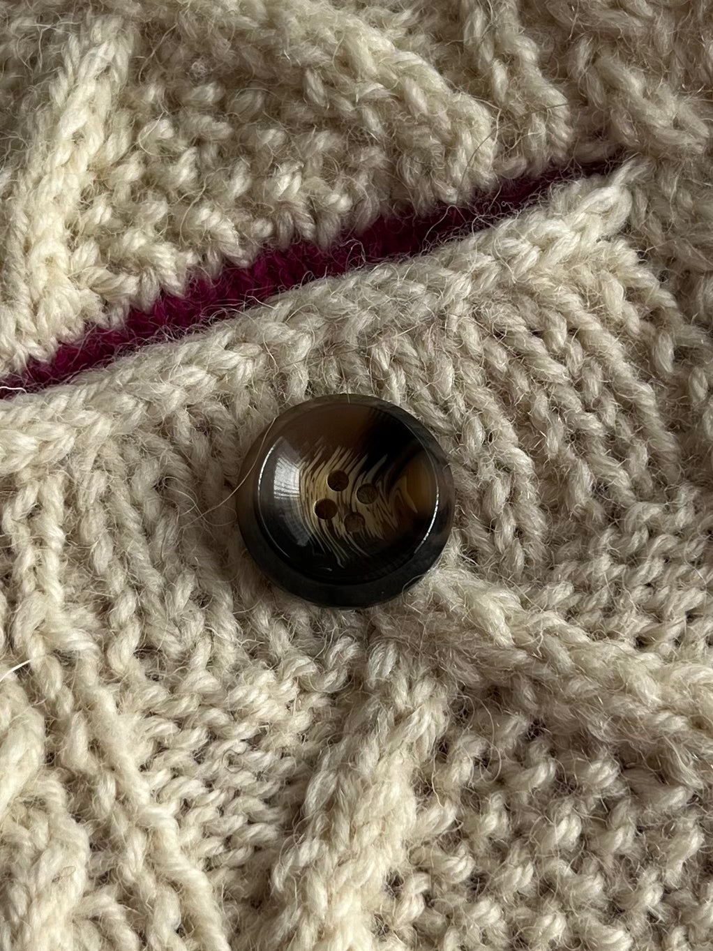 Chunky suit button