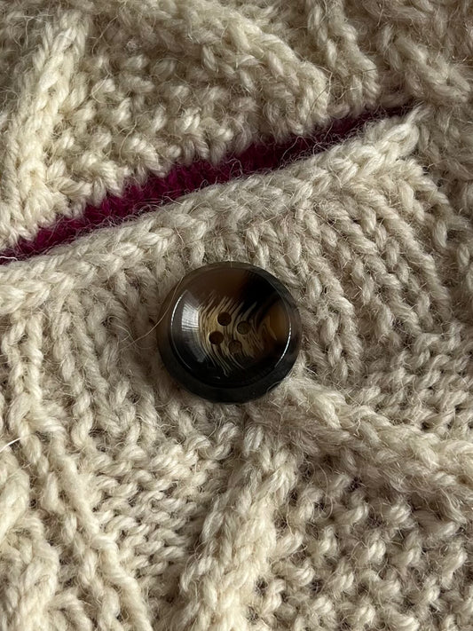 Chunky suit button