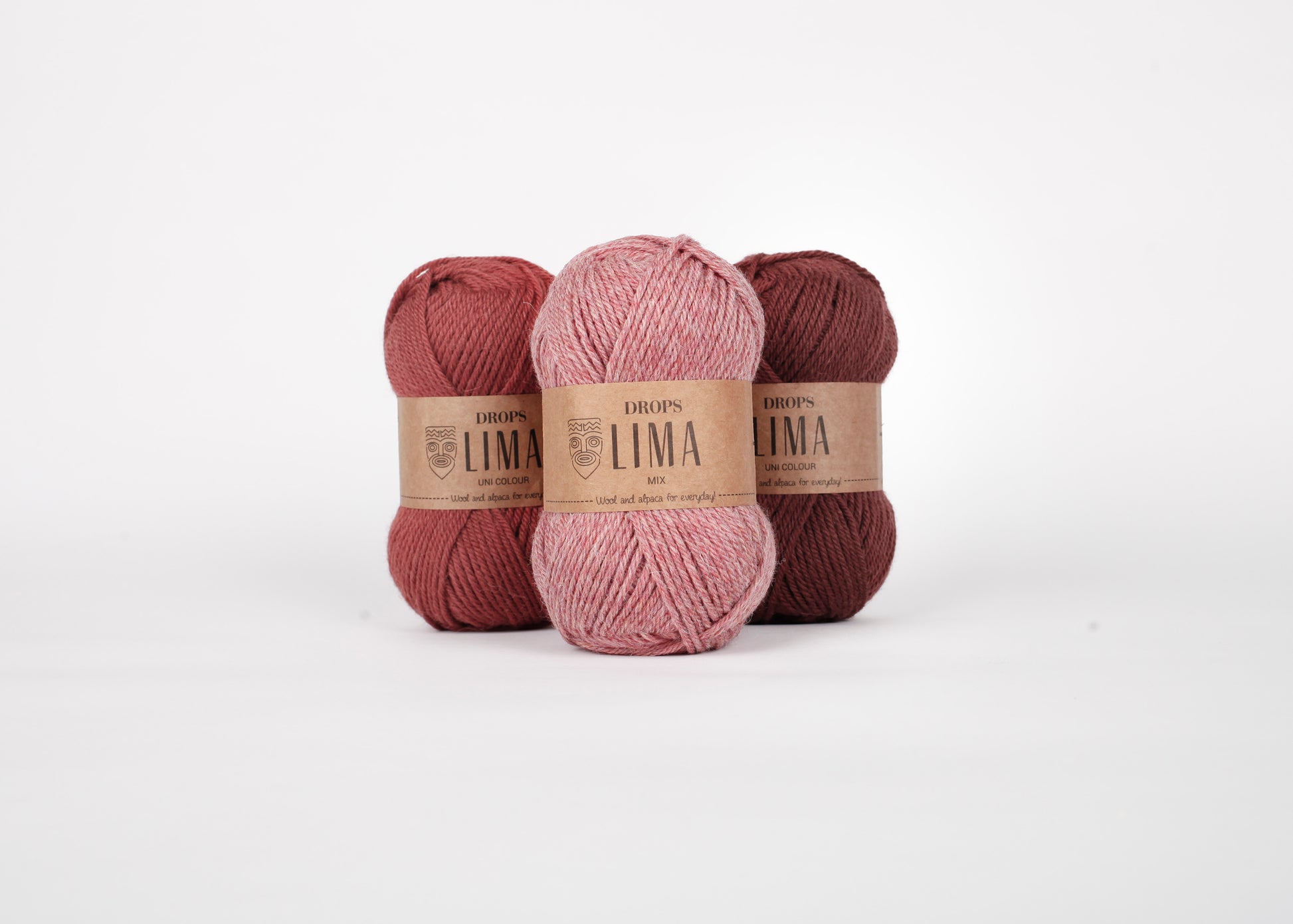 DROPS Lima is a high-quality DK wool blend, combining wool and alpaca for warmth, softness, and durability.